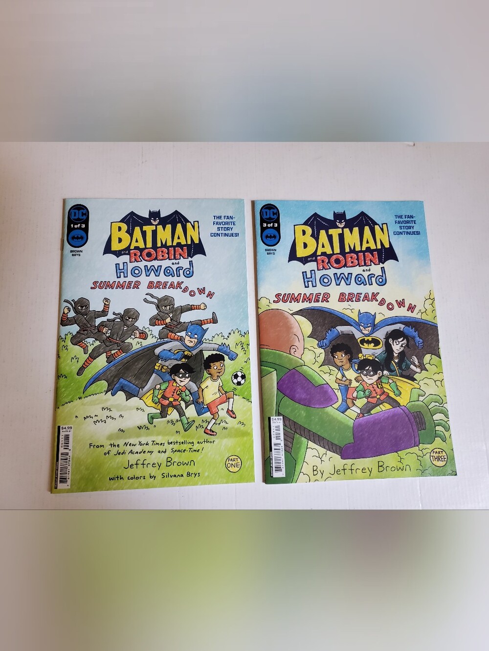 Batman & Robin & Howard Summer Breakdown #'s 1 & 3 Dc Comic Books 2024 DC Comics